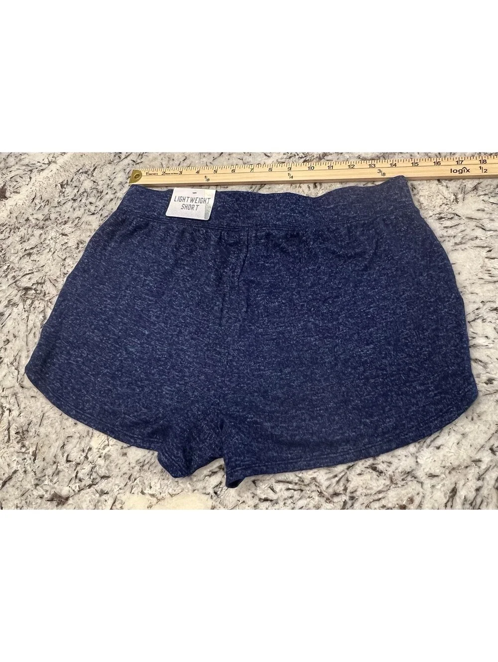 Justice Active Girls Plus Size 14/16 Blue Dolphin Shorts New
